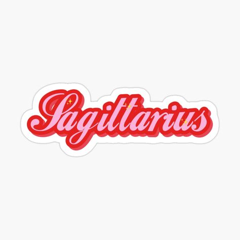 Sagittarius Sticker, Logo Design Inspiration Vintage, Aquarius And Scorpio, Pink Collage, Gemini And Sagittarius, Sagittarius Girl, Muscle Mommy, Kindle Stickers, Virgo Quotes