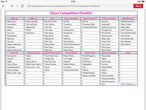 Dance checklist. Though i dont compete anymore. This checklist has helped me from 9th grade to now Dance Competition Checklist, Dance Checklist, Ballet Basics, Pack List, Dance Comp, All About Dance, Pads Tampons, Dance Ideas, Music Playlists