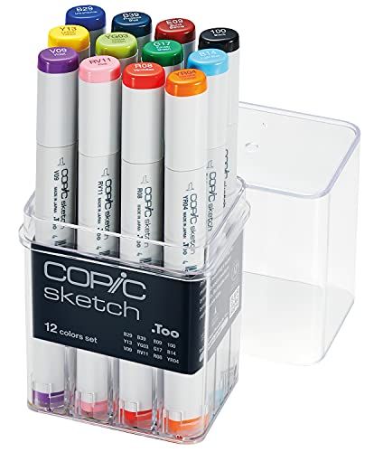 Copic Marker Set, Colored Characters, Copic Pens, Best Alcohol, Christmas Gifts For Sister, Copic Sketch Markers, Copic Sketch, Paint Line, Sketch Markers