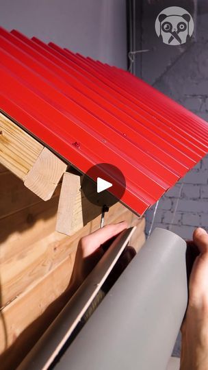 5M views · 34K reactions | Roof Gutter Line | Crafty Panda Diy Gutters Ideas, Roof Drainage Ideas, Diy Gutters How To Make, Shed Guttering Ideas, Drainage Around House, Guttering Ideas, Gutter Drainage Ideas, Gutters On House, Diy Metal Roof