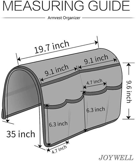AmazonSmile: Joywell Sofa Armrest Organizer, 6 Pockets Remote Holder on Couch & Chair Arm for TV Remote Control, Magazine, Books, Cell Phone, iPad, Classic Blue: Home & Kitchen Quilted Armrest Cover Pattern, Arm Chair Sewing Caddy Pattern Free, Arm Chair Caddy Pattern Free, Remote Caddy Diy, Arm Chair Caddy Pattern, Sofa Organizer, Caddy Diy, Tv Remote Holder, Couch Recliner