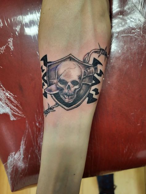 Cod Zombies Tattoo Black Ops, Black Ops Zombies Tattoo, Cod Zombies Tattoo, Zombie Tattoo, Zombie Tattoos, Cod Zombies, Black Ops, Black Tattoos, Call Of Duty