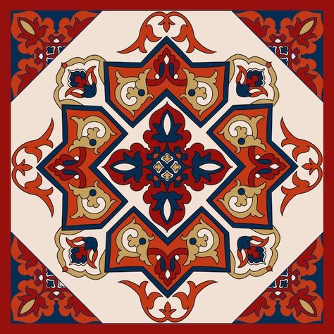 Free vector hand drawn persian carpet pa... | Free Vector #Freepik #freevector #illustration-background #illustration-pattern #wallpaper-design #hand-drawn-background Persian Carpet Design Drawing, Persian Rug Pattern Drawing, Persian Rug Illustration, Iranian Rugs Pattern, Turkish Tiles Pattern Design, Persian Pattern Drawing, Carpet Design Drawing, Iranian Carpet Pattern, Persian Tiles Pattern