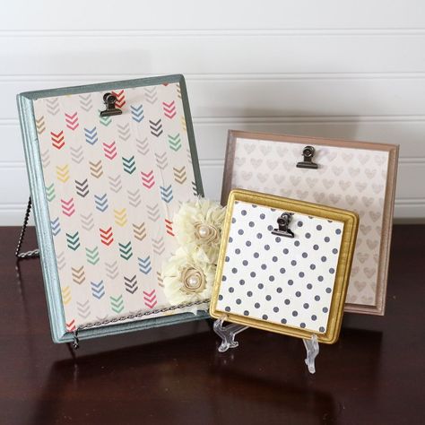 The post says to use as picture frames, but I think one of these would be an excellent idea for recipe cards when cooking...  Easy+DIY+Wood+Plaque+Picture+Frames Painted Wooden Boxes, Trendy Diy, Paper Scrapbook, Diy Picture Frames, Diy Picture, Wood Plaques, Cool Stuff, Diy Wood Projects, Diy Wood