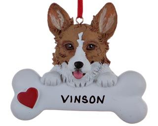 Buy Personalized Corgi - Personalized Dog Christmas Ornaments, Gifts, and Decorations - Ornament Shop Corgi Dog Breed, Corgi Ornament, Personalized Dog Ornament, Corgi Christmas, Corgi Gifts, Unique Christmas Decorations, Custom Christmas Gifts, Dog Christmas Ornaments, Custom Gift Wrapping