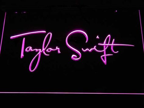 Neon Sign Decor, Cool Bedroom Accessories, Man Cave Accessories, Neon Signs Home, Music Signs, All About Taylor Swift, Craft Display, Light Crafts, Taylor Swift Quotes