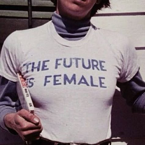 The Future Is Female, Future Is Female, International Women’s Day, Slogan Tee, Woman’s Day, Girl Power, The Words, Vintage Outfits, The Future