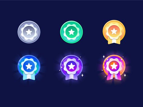 Rank Ribbons by Brittany Martinez on Dribbble Crown Frames, Badge Icon, Ui Design Website, Game Props, Game Ui Design, Sports Graphic Design, Certificate Design, Game Icon, App Ui Design