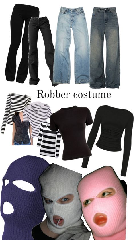 #costume #robber #halloween #collage Robber Halloween Costume, Robber Costume, Halloween Collage, Halloween Costume, Halloween Costumes, Collage, Halloween