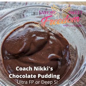 Easy Trim Healthy Mama Fuel Pull or Deep S Chocolate Pudding - Jennifer Overstreet Thm Deep S Snacks, Thm Fp Desserts, Thm Deep S, Fibro Diet, Thm Deserts, Choc Pudding, Trim Healthy Mama Recipe, Trim Healthy Mama Diet, Thm Snacks