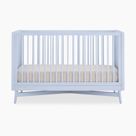 Delta Children Dylan 4-in-1 Convertible Crib - Cloud Blue Blue Crib, Real Parents, Delta Children, Baby List, Convertible Crib, 4 In 1, The 4, Cribs, Convertible