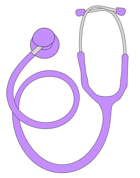 Light purple cartoon stethoscope Stethoscope Cartoon, Purple Stethoscope, Purple Cartoon, Light Purple, Ipad, Purple, Electronic Products, Quick Saves