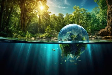 Planet Earth with its abundant water resources stock photos Global Water Crisis Poster, Water On Earth Science, One Water Conservation Poster, Life On Planet Earth Poster, Lego Painting, Water Distribution On Earth, Water Resources, Water Bodies, Water Conservation