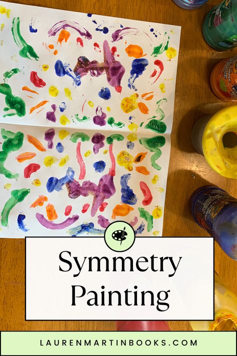 Symmetry art is both visually appealing and educational. It teaches preschoolers about balance, symmetry, patterns, cause and effect - all important early learning concepts. Plus, it improves their fine motor skills and boosts creativity. It is so easy to enjoy simple and engaging symmetry art activities using washable paint, perfect for preschoolers, elementary, middle, high school kids or literally any age. These activities not only encourage creativity but also help develop important skills. Early Years Creative Activities, Symmetry Preschool Activities, Soft Start Activities, Preschool Patterning Activities, Symmetry Activities For Kindergarten, Symmetry Art For Kids, Symmetric Painting, Playgroup Themes, Preschool Pattern Activities