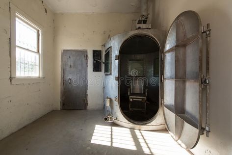 Gas chamber. The gas chamber at the Wyoming Frontier Prison in Rawlins, Wyoming #Sponsored , #AFFILIATE, #AD, #chamber, #Prison, #Rawlins, #gas 2nd Semester, Old Hospital, Department Of Corrections, Solar System Planets, Places In America, Most Haunted Places, Scary Places, Most Haunted, Haunted Places