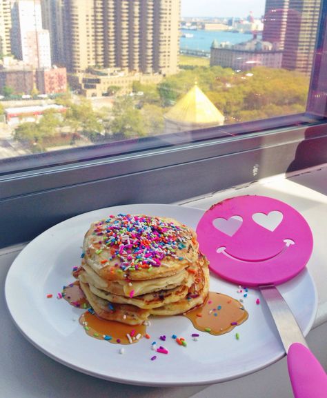 Sprinkle Pancakes, Preppy Filter, Preppy Food, Funfetti Pancakes, Rainbow Sprinkle, Pink Filter, Rachel Hollis, Instagram Filters, Stoney Clover Lane