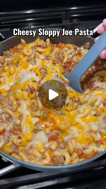 Katie Cross on Instagram: "Cheesy Sloppy Joe Pasta!! Full free recipe on my website 🔥🔥 #dinnerideas #quickrecipes #comfortfood #dinnertime #pasta" Sloppy Joe Pasta, Sloppy Joes Pasta, Cheesy Sloppy Joes, Beef Recipes Easy Dinners, Slow Cooker Turkey Breast, 30 Minute Meals Easy, Keto Beef Recipes, Healthy Vegetable Recipes, Baked Dinner