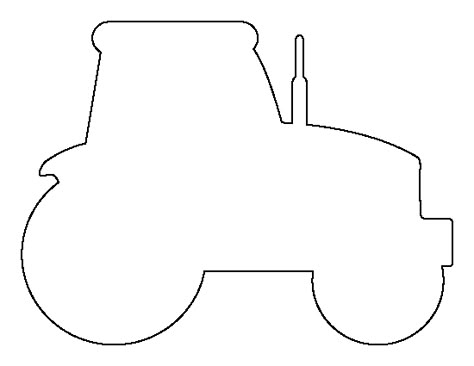 Tractor pattern. Use the printable outline for crafts, creating stencils, scrapbooking, and more. Free PDF template to download and print at http://patternuniverse.com/download/tractor-pattern/ Truck Template, Tractor Printable, Tractor Printables Free, Tractor Craft, Tractor Template Printable, Tractor Template, Printable Tractor Template, Tractor Pattern Free Printable, Tractor Outline