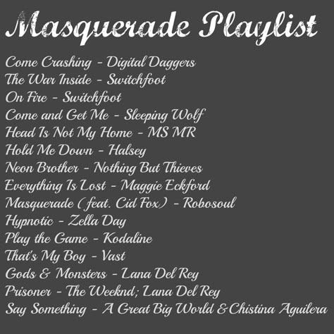 Playlist for Masquerade (Silver Linings Book 3). #music Masquerade Mystery Party, Masquerade Ball Activities, Masquerade Party Activities, Quince Masquerade Theme, Mascarade Birthday Party Ideas, Masquerade Games Ideas, Masquerade Ball Birthday Party Ideas, Masquerade Ball Quinceanera Theme, Masquerade Ball Theme Party