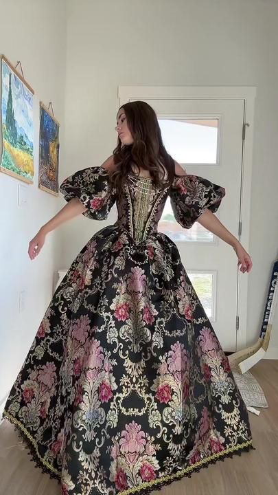 Alexandra Louise, Antonio Vivaldi, Fairytale Gown, Black Ball Gown, Fabric Balls, Dress Card, Sewing Crafts Tutorials, Gown Pattern, Friends Instagram