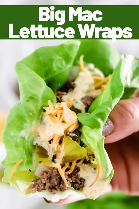 Carbless Meals, Big Mac Sauce Recipe, Salat Wraps, Lettuce Wraps Healthy, 75 Hard, Lettuce Wrap Recipes, Lettuce Wrap, Boiled Egg Diet Plan, Lettuce Cups