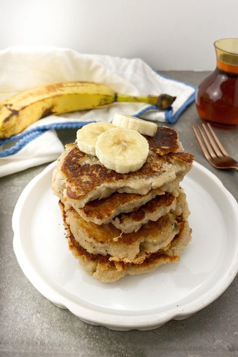 AIP Coconut Flour Banana Pancakes - Autoimmune Wellness Aip Pancakes Coconut Flour, Pancakes With Coconut Flour, Coconut Milk Pancakes, Aip Foods, Gluten Free Banana Pancakes, Aip Meals, Aip Breakfast, Dairy Free Pancakes, Coconut Flour Pancakes