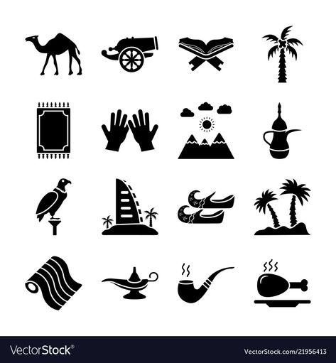 Arab Symbols, Arabian Tattoo, Arabic Symbols, Emirati Culture, Arabian Culture, Arabic Colors, Middle East Culture, Magnet Ideas, Family Symbol