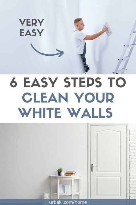 Give your home a makeover with one simple change - white walls! Not only do they create an instant modern and timeless vibe in any room, but they also make it appear bigger and brighter. The best part? The white walls provide a blank canvas for you to express your personal style with any furniture or décor you desire. Maintaining their pristine look can be a daunting task. In this article, we’ll show you how to effectively clean your white walls, so you can keep them bright all year round. How To Clean White Walls Houses, Clean White Walls, Cleaning White Walls, Start Cleaning, Water Solutions, Home Board, Cleaning Walls, Wall Finishes, House Cleaning Tips