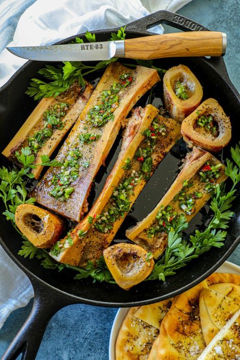 Smoked Bone Marrow, Smoked Bone Marrow Recipe, Grilled Bone Marrow, Bone Marrow Recipes, Beef Marrow Bones Recipes, Bone Marrow Recipe Roasted, Marrow Recipe Ideas, Bone Marrow Recipe, Beef Bone Marrow