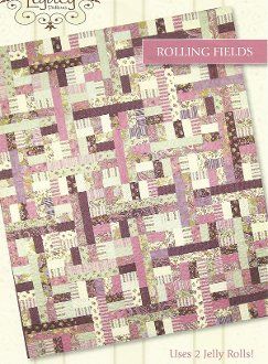 Rolling Fields Quilt Pattern by Legacy Patterns Jelly Roll Sewing, Jelly Roll Quilt, Craft Outlet, Jelly Roll Quilt Patterns, Border Fabric, Bazaar Crafts, String Quilts, Jelly Rolls, Pretty Quilt