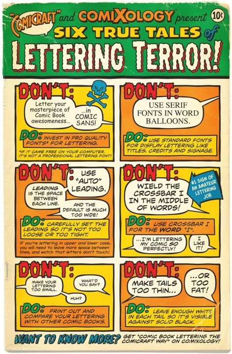 Comic Balloon, Comic Text, Comic Book Layout, Comic Font, Display Lettering, Comic Tutorial, Comic Layout, Dos And Don'ts, Text Layout