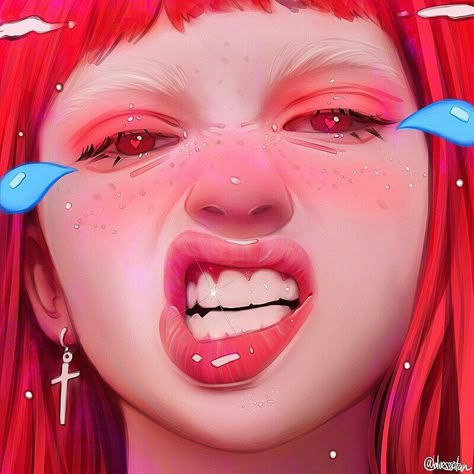 귀여운 음식 그림, 얼굴 드로잉, Digital Portrait Art, Foto Art, Digital Art Girl, Digital Art Tutorial, Digital Portrait, Art Tips, Drawing Techniques