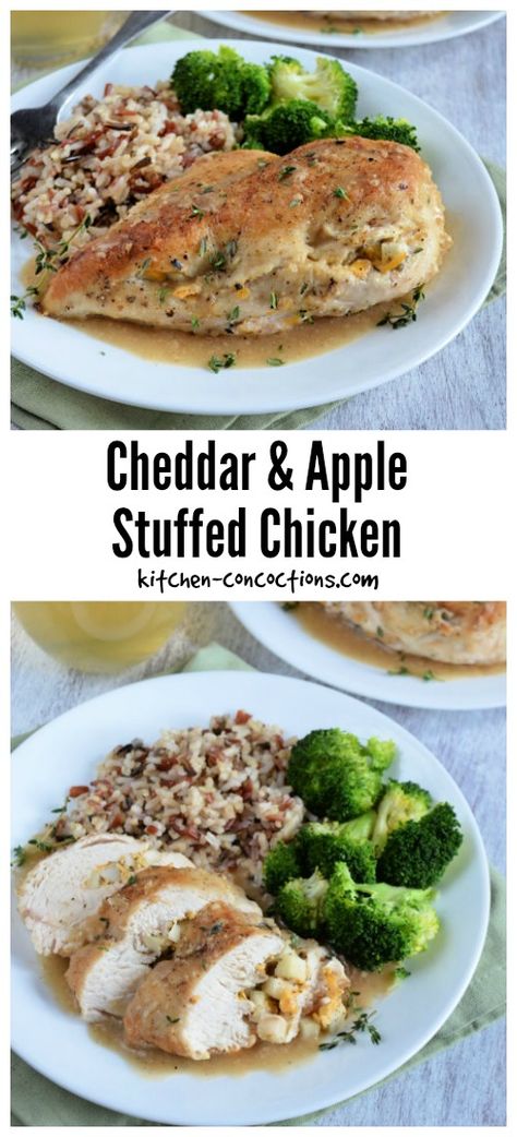 Fall Dinner Recipes Oven, Good Fall Recipes For Dinner, Dinners With Apples, Chicken Breast Fall Recipes, Apple Entree Recipes, Dinner With Apples, Christmas Dinner Ideas Main Dishes Chicken, Fall Dinner Recipes Grill, Chicken Apple Recipes