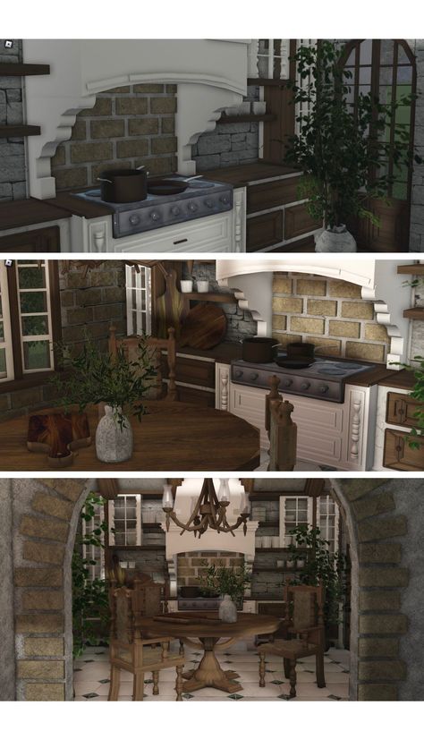 Bloxburg Realistic Furniture, Bloxburg Cottage Mansion, Witch Bloxburg House, Bloxburg English House, Bloxburg Style Ideas, Bloxburg House Ideas Earthy, Bloxburg Cluttered House, Bloxburg House Ideas Dark Academia, Victorian House Layout Bloxburg