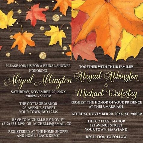 I'm running an #autumntheme today - here's the first of many #autumnwedding inspo ideas gorgeously warm and simple #autumnweddinginvitation by @artisticallyinvited #autumnwedding #autumncolors #autumncolours #autumnleaves #weddingblog #weddingblogger Personalized Wedding Details, Reception Only Invitations, Family Reunion Invitations, Vow Renewal Invitations, Fall Bridal Shower Invites, Reunion Invitations, Rustic Wood Background, Wood Wedding Invitations, Autumn Bridal