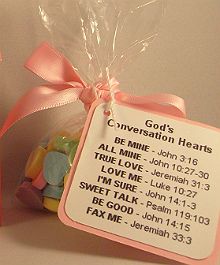 †♥ ✞ ♥†  Great Bible Verses to memorize and to say out loud to yourself, at any time in your life. †♥ ✞ ♥† Church Valentines Crafts, Scripture Treats, Valentines Scripture, Church Valentines, Heart Favors, Conversation Hearts, Church Crafts, Valentine's Day Quotes, My Funny Valentine