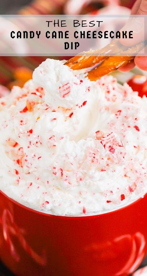 Peppermint Cheesecake Dip, Cheesecake Dip Recipe, Shortbread Bites, Candy Cane Recipe, Dreamy Christmas, Peppermint Recipes, Holidays Recipes, New Year's Desserts, Dessert Dip