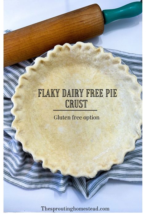 Pie Crust Recipe Gluten Free, No Butter Pie Crust, Gluten Dairy Free Pie Crust, Gluten And Dairy Free Pie Crust, Easy Gluten Free Pie Crust, Gluten Free Dairy Free Pie Crust, Gluten Free Dairy Free Pie Crust Recipe, Easy Pot Pie Crust, Dairy Free Gluten Free Pie Crust