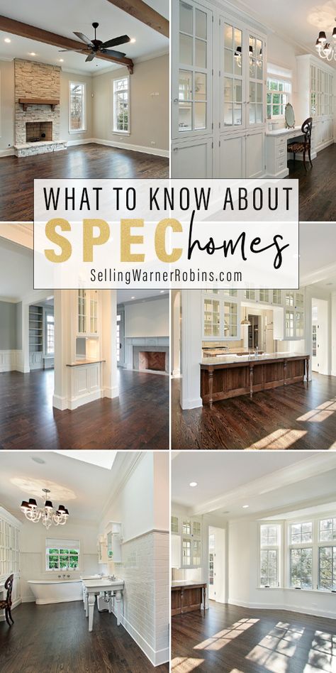 Are you in the market to buy a home? Maybe you've never heard the term, "spec home" before, but there's a good chance you've looked at one before. If you're in the market to purchase a home this is a good read on everything you need to know about spec homes and how they differ from custom and model homes.  #realestate How To Make A Spec Home Look Custom, Spec Home, Spec House, Kb Homes, Real Estate Buyers, Buy A Home, Home Buying Process, Starter Home, New Property