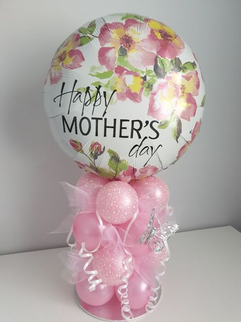 Mothers Day Table, Bouquet Of Balloons, Mothers Day Balloons, Balloon Bouquet Diy, Balloon Garland Diy, Mothering Sunday, Garland Diy, Balloon Crafts, Diy Balloon Decorations