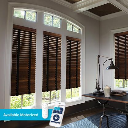 Blinds For Windows Living Rooms, Dark Wood Trim, Ikea Blinds, Bathroom Blinds, White Blinds, Modern Blinds, Living Room Blinds, Bedroom Blinds, Blinds Design