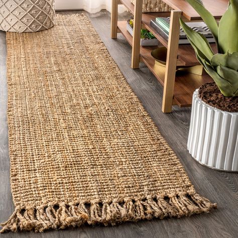 PRICES MAY VARY. Polypropylene PET-FRIENDLY AND DURABLE: Durable enough for high-traffic areas, this soft and comfortable area rug is perfect for families with kids; Low-pile synthetic rug fibers won’t trap dirt and debris, so they’re pet-friendly and easy to clean STAIN-RESISTANT AND NON-SHEDDING: This rug is made from synthetic fibers that are water resistant, stain resistant; It’s been machine-woven so the rug fibers will stay put; When properly cared for, this rug won’t shed fluff into your Jute Runner, Braided Area Rugs, Minimalist Tables, Contemporary Cottage, Natural Area Rugs, Natural Fiber Rugs, Modern Transitional, Outdoor Sconces, Garden Stool