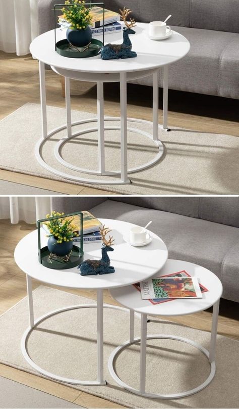 Trendy Coffee Table 2022, Small Living Coffee Table, Small Circle Coffee Table, Living Room Without Coffee Table Ideas, Small White Coffee Table, Small Modern Coffee Table, Coffee Tables For Small Living Rooms, 2 Coffee Tables In Living Room, Small Living Room Table Ideas