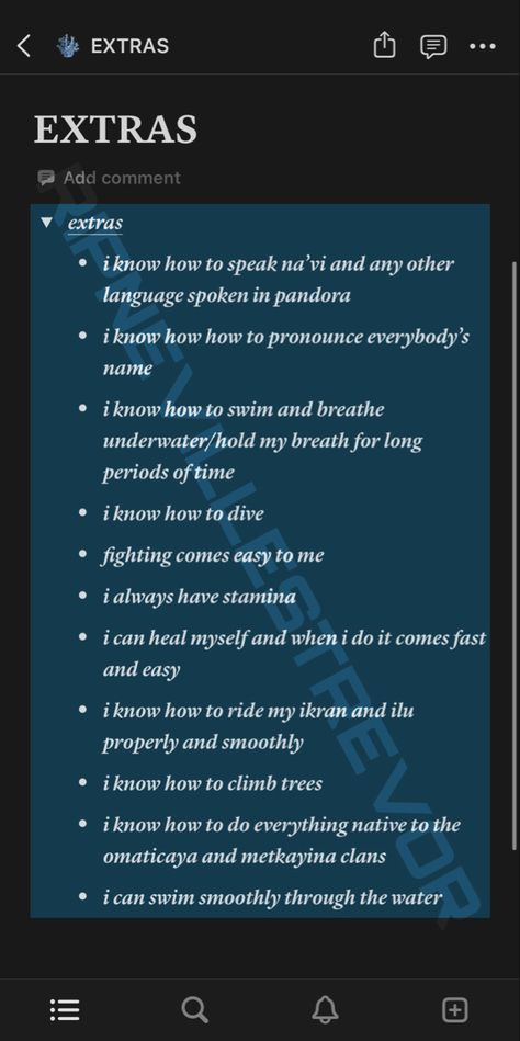 my avatar script ‘extras; extras’ tab [DON’T STEAL] (made: 2/15/23) | page 16 | Avatar Script Template, Shifting To Avatar Pandora, Avatar Dr Names, Shifting Script Extras, Avatar Script Ideas, Avatar Clan Names, Song Cords Avatar, Avatar Navi Male Names, Avatar The Way Of Water Dr