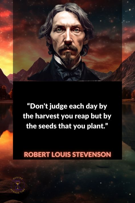 Dive into the world of imagination with this powerful quote by Robert Louis Stevenson. Let his profound words remind you to focus on personal growth and sowing seeds of hope and possibilities. #robertlouisstevenson #robertlouisstevensonquote Power Of Imagination Quotes, St Louis De Montfort Quotes, Robert Greene Quotes Power, Robert Brault Quotes, Robert Louis Stevenson Quotes, Treasure Island Robert Louis Stevenson, Power Of Imagination, Eckhart Tolle Quotes, Sowing Seeds