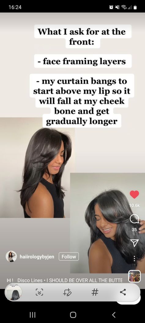 90s Layered Haircut Dark Hair, Different Haircut For Long Hair, Very Layered Hair Medium Face Shapes, Long Layers For Short Hair, Layered Hair 2022, Center Part Hairstyles Long, Layered Hair With Curtain Bangs Medium, Brunette Curtain Bangs Medium Hair, Long Haircut For Oval Face Women