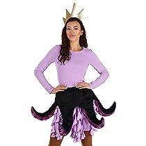 Ursula Tentacles, Ursula Wig, Disney Villain Costumes, Ursula Costume, Purple Clothing, Party City Costumes, Fun Costumes, Elastic Waistband Skirt, Villain Costumes