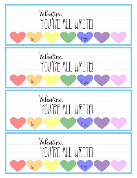 Valentines Template, Free Printable Valentines Tags, Free Valentine Cards, Student Valentines, Free Printable Valentines Cards, Valentine Template, Candy Print, Printable Valentines Day Cards, Valentines Gift Tags