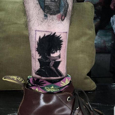 Dabi Tattoo Ideas, Dabi Tattoo, Tattoos Cartoon, Anime Tattoo Designs, Hero Tattoo, Cartoon Character Tattoos, Anime Tattoo, Sketch Tattoo Design, Geek Fashion