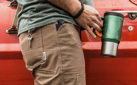 The 18 Best Work Pants For Men | GearMoose Adventure Clothing Men, Work Pants For Men, Best Camper, Best Work Pants, Pants Outfit Work, Life On The Road, Pants Outfit Men, Mens Work Pants, Work Jeans